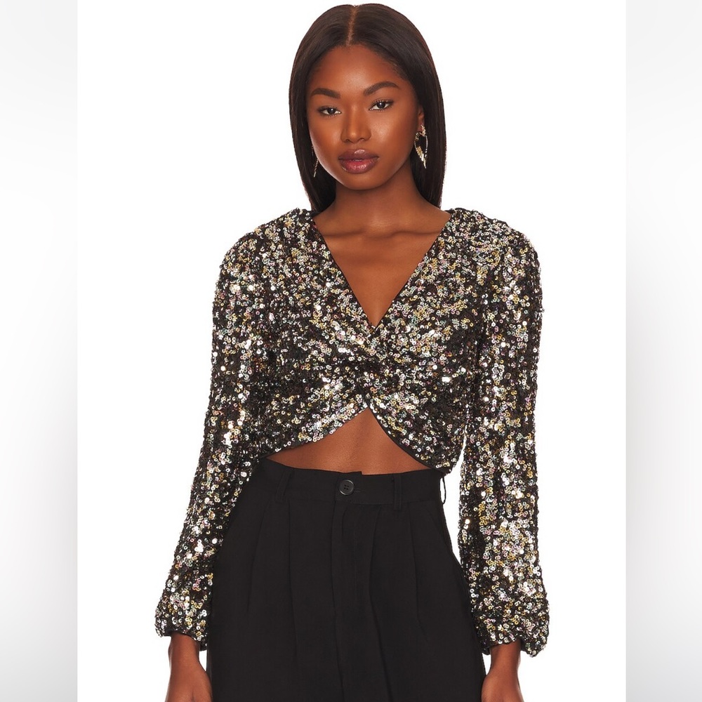 Sequin Top by ASTR THE LABEL